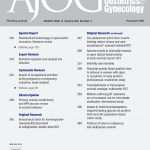 American Journal of Obstetrics and Gynecology 2020