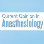 Current Opinion in Anaesthesiology 2020