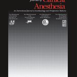 Journal of Clinical Anesthesia 2020